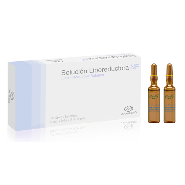 Solución Liporeductora Armesso Este producto potencia la lipólisis y el moldeamiento corporal, proporcionando un efecto drenante
