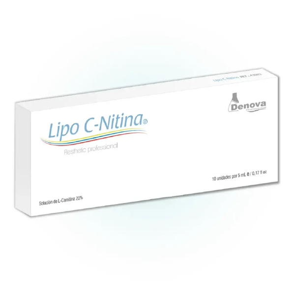 Lipo C Nitina Denova Acción cosmética: Participa en el transporte de los ácidos grasos libres (AGL), provenientes de la degradación de los triglicéridos